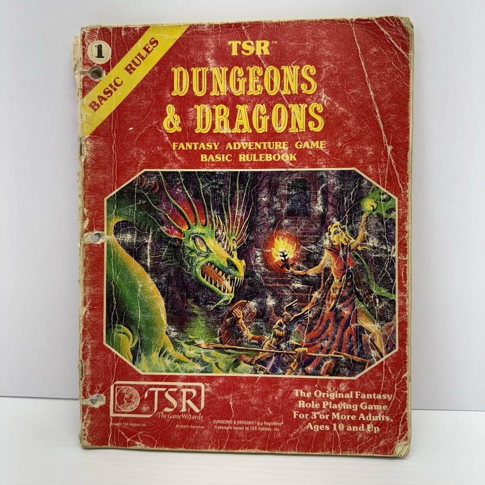 TSR AD&D basic rules set 1 and Dungeon Module B2 "The Keep on the Borderlands"